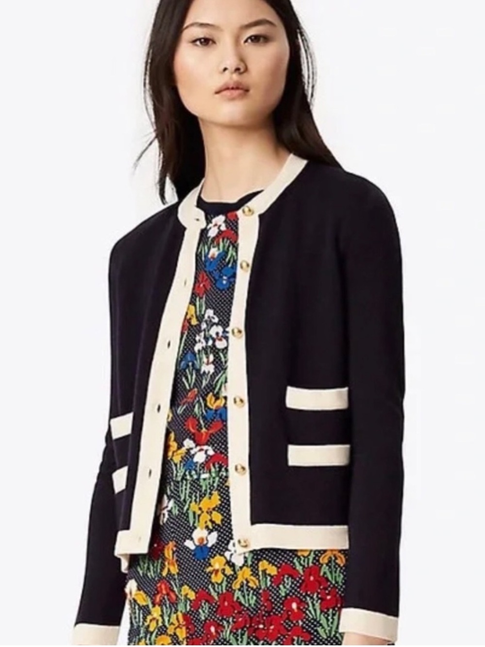 Tory Burch Kendra Wool Cardigan M